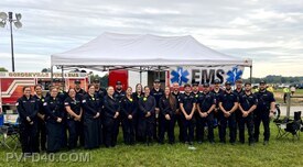 EMS Crews on standby at the Bird in Hand 1/2 marathon
